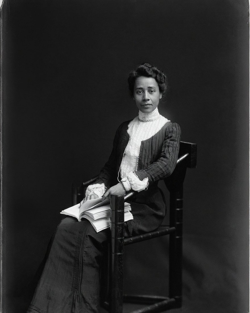 Restored 1900s portrait — damage removed